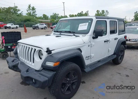 2018 Jeep Wrangler Unlimited Sport z USA, uszkodzony, nr VIN 1C4HJXDG6JW222637